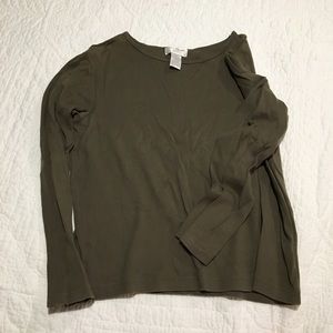 Olive green shirt